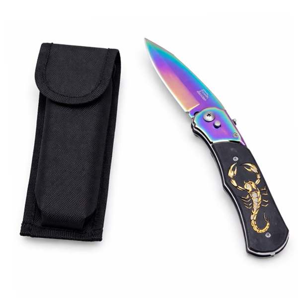 Set doua cutite automate, DEPOX®, design compact, 24 cm, multicolor [2]