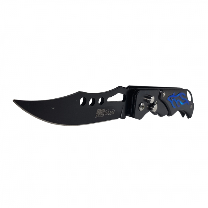Briceag de vanatoare IdeallStore®, Fire Blade, flacari albastre [2]