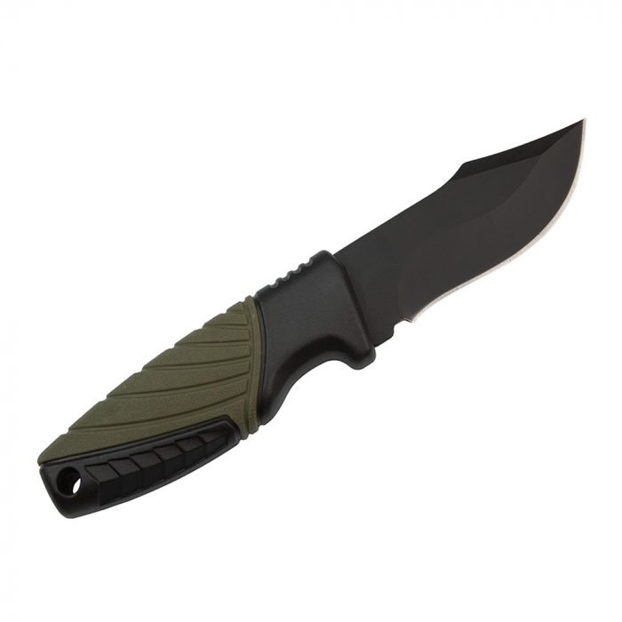 Cutit de drumetie IdeallStore®, Adventure Touring, otel inoxidabil, 16.5 cm, negru, teaca inclusa [3]