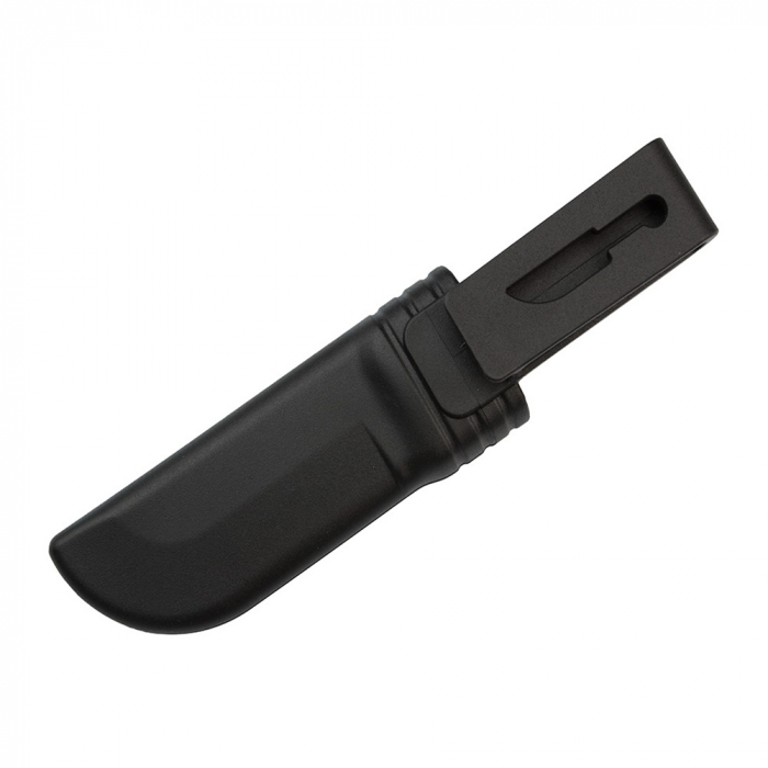 Cutit de drumetie IdeallStore®, Adventure Touring, otel inoxidabil, 16.5 cm, negru, teaca inclusa [9]