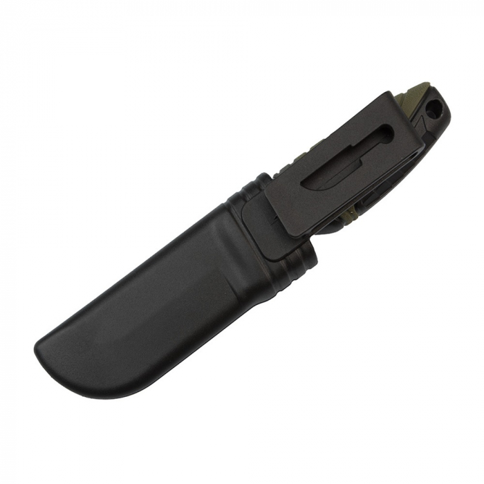 Cutit de drumetie IdeallStore®, Adventure Touring, otel inoxidabil, 16.5 cm, negru, teaca inclusa [7]