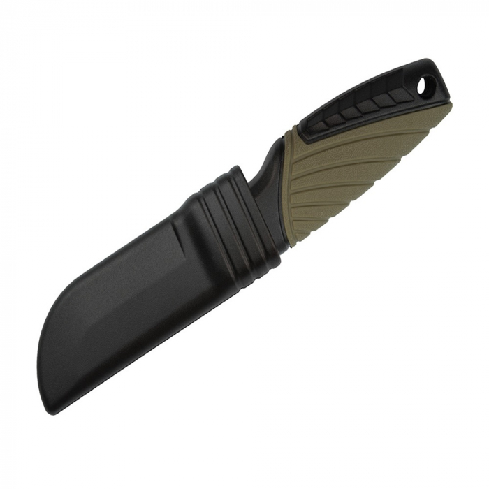 Cutit de vanatoare IdeallStore®, Adventure Touring, otel inoxidabil, 16.5 cm, negru, teaca inclusa [4]