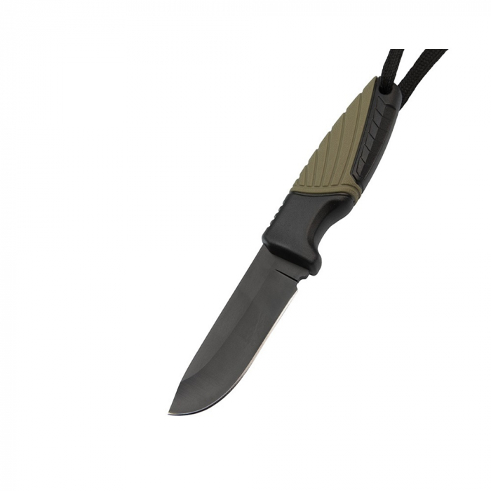 Cutit de vanatoare IdeallStore®, Adventure Touring, otel inoxidabil, 16.5 cm, negru, teaca inclusa [6]