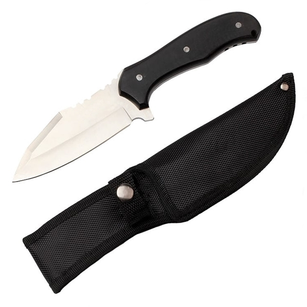 Cutit de supravietuire, IdeallStore®, Full Tang,  25 cm, Negru [2]