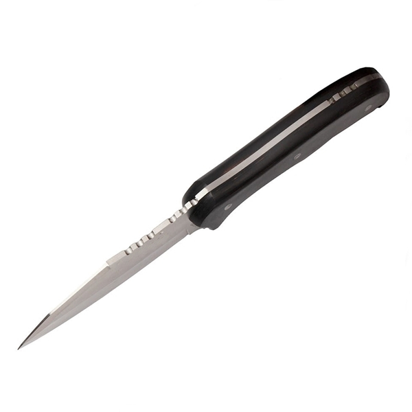 Cutit de supravietuire, IdeallStore®, Full Tang,  25 cm, Negru [6]