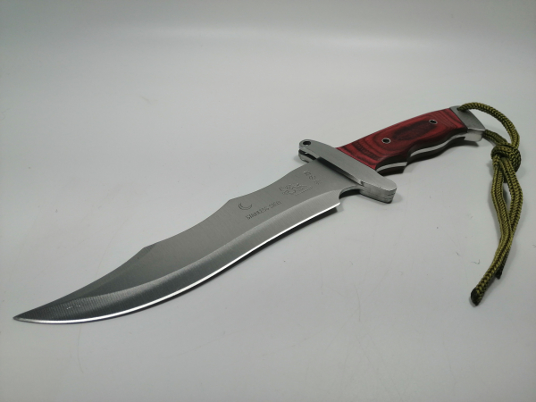 Cutit de vanatoare IdeallStore®, Steel Wolf, 31 cm, argintiu [3]