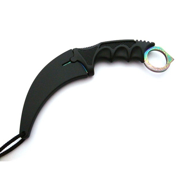 Cutit de vanatoare DEPOX®, Rainbow Fade, 19 cm, otel, multicolor [8]