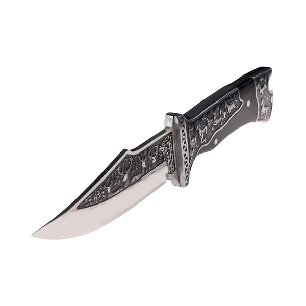 Cutit de vanatoare, design ornament vanatoare, 27.5 cm, negru [6]