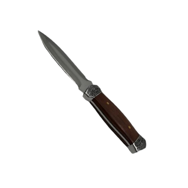 Cutit de vanatoare Hunter Wood IdeallStore® , 29 cm , otel inoxidabil , husa inclusa [6]