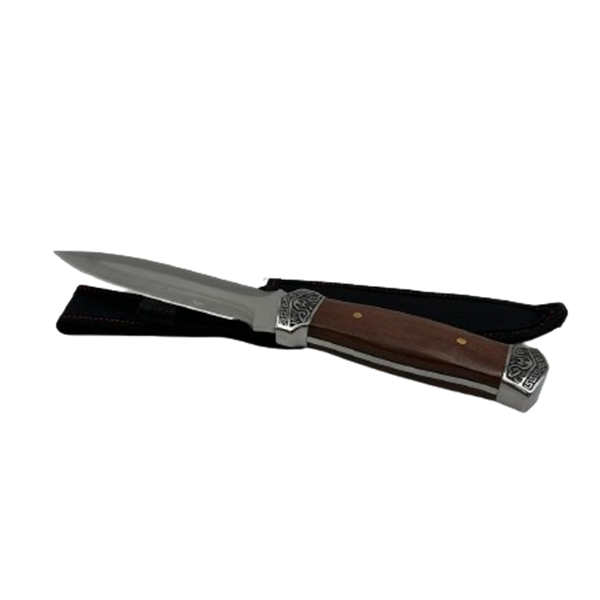 Cutit de vanatoare Hunter Wood IdeallStore® , 29 cm , otel inoxidabil , husa inclusa [3]