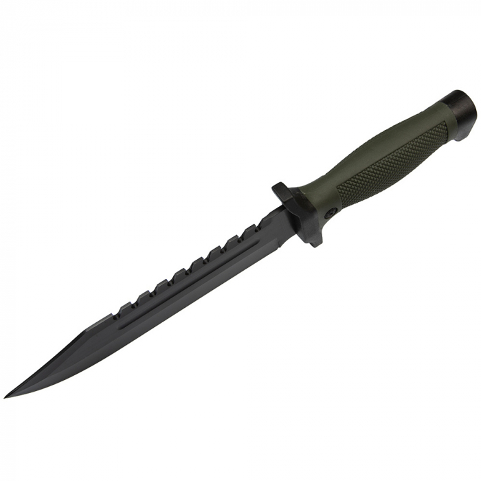 Cutit de vanatoare IdeallStore®, Assault Specialist, 30 cm, negru, teaca inclusa [5]