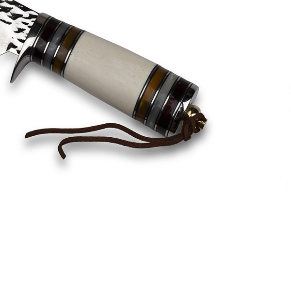Cutit de vanatoare, IdeallStore®, Boone Hunting, 22.5 cm, Otel Damasc [5]