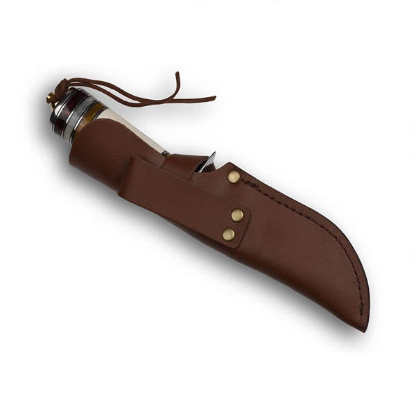 Cutit de vanatoare, IdeallStore®, Boone Hunting, 22.5 cm, Otel Damasc [9]