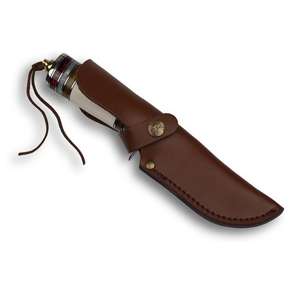 Cutit de vanatoare, IdeallStore®, Boone Hunting, 22.5 cm, Otel Damasc [8]