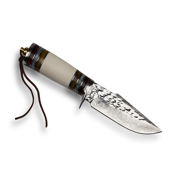 Cutit de vanatoare, IdeallStore®, Boone Hunting, 22.5 cm, Otel Damasc [6]