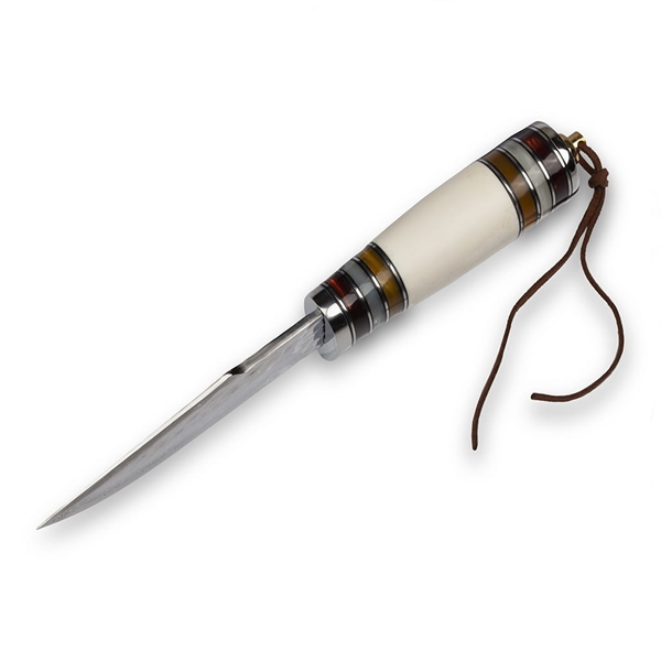 Cutit de vanatoare, IdeallStore®, Boone Hunting, 22.5 cm, Otel Damasc [3]
