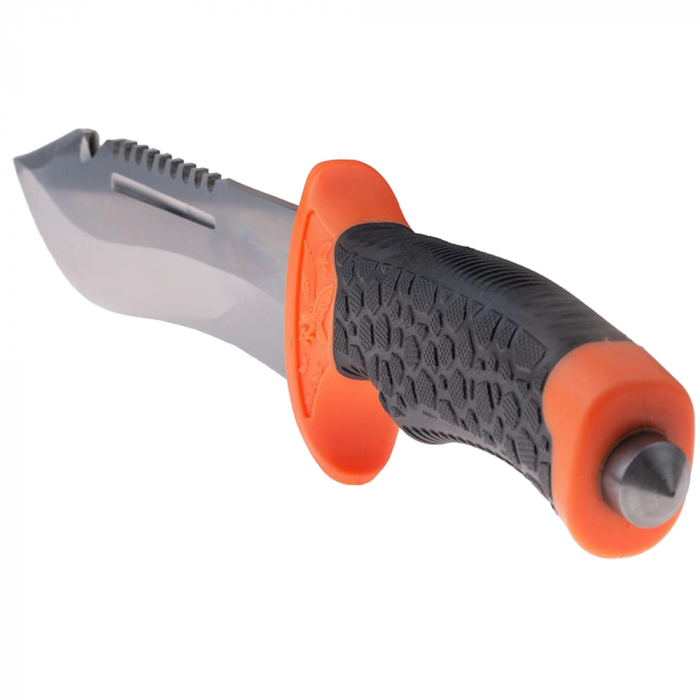 Cutit de vanatoare IdeallStore®, Camping Helper, negru 36 cm, teaca inclusa [7]