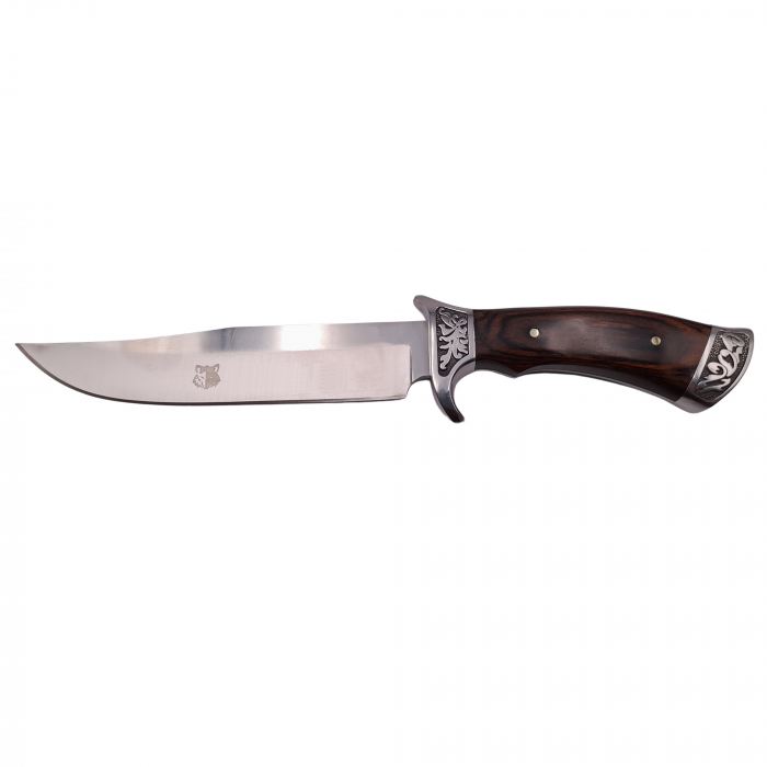 Cutit de vanatoare IdeallStore®, Celtic Spirit, argintiu, 30.5 cm, teaca inclusa [2]