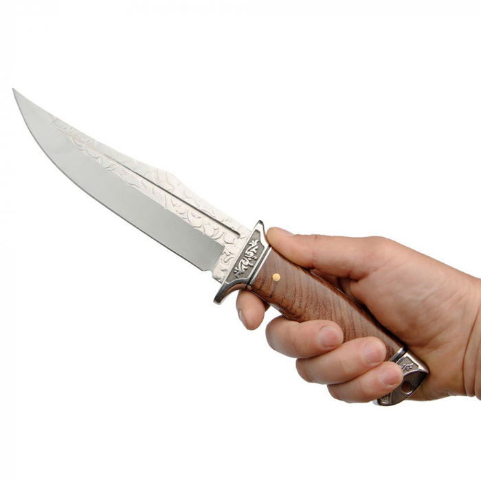 Cutit de vanatoare IdeallStore®, Elvish Legacy, otel inoxidabil, 31 cm, maro, teaca inclusa [9]