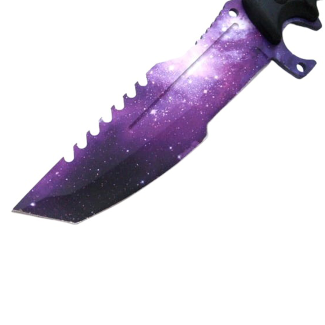 Cutit de vanatoare IdeallStore®, Galaxy Element, 30.5 cm, otel inoxidabil, mov [3]
