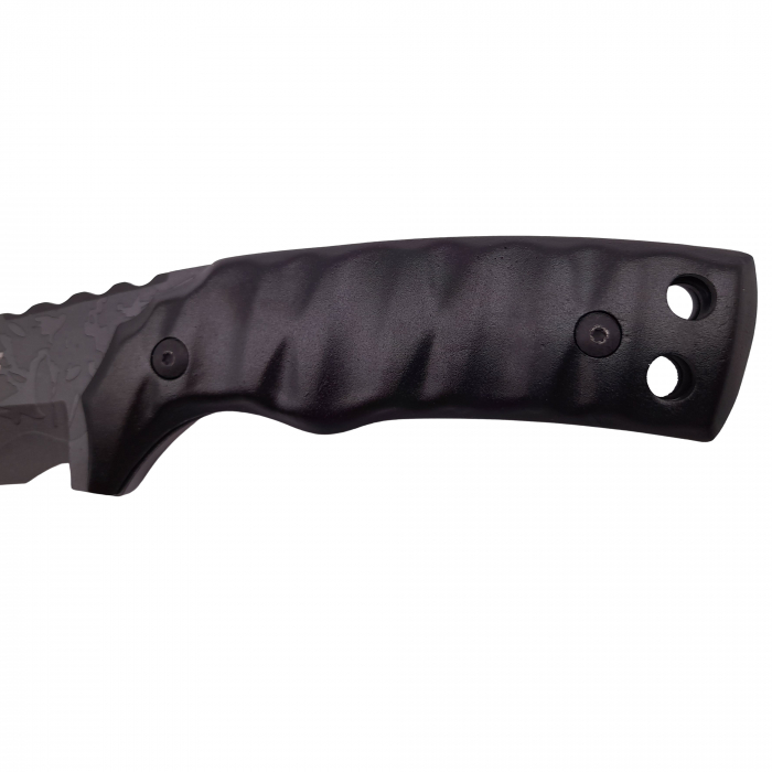 Cutit de vanatoare IdeallStore®, Hazard Blade, negru 31 cm, teaca inclusa [4]
