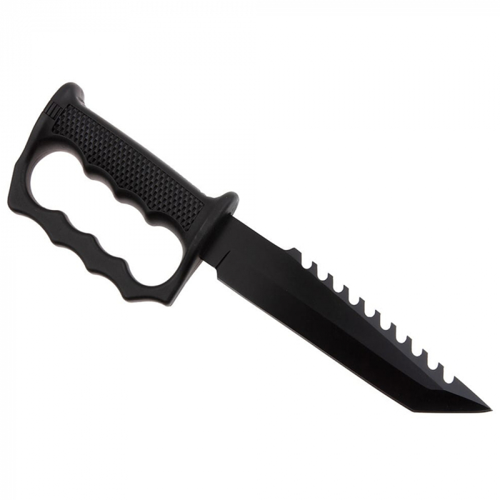 Cutit de vanatoare IdeallStore®, Juggernaut Assault, 31 cm, otel inoxidabil, negru [5]