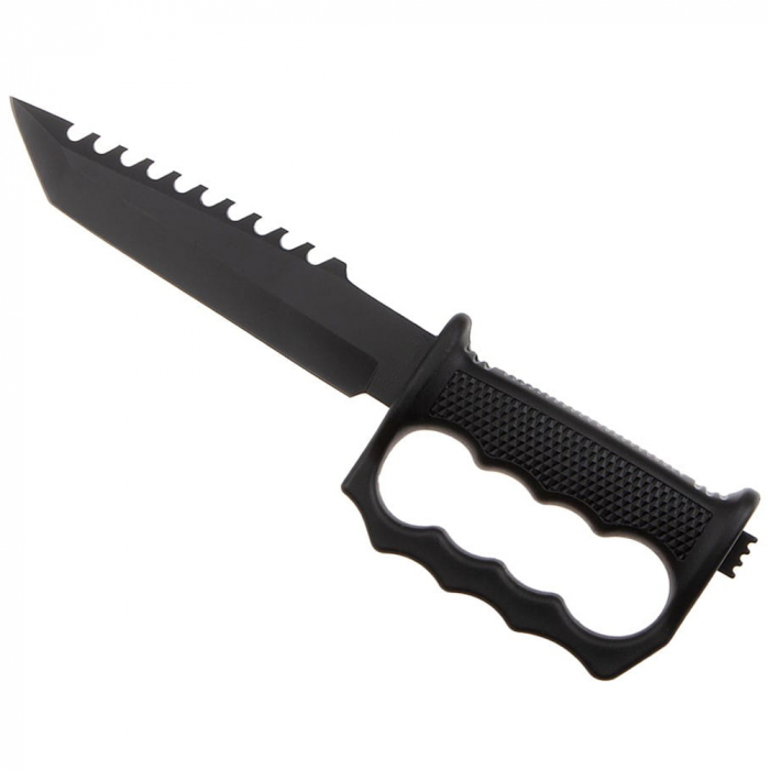 Cutit de vanatoare IdeallStore®, Juggernaut Assault, 31 cm, otel inoxidabil, negru [3]