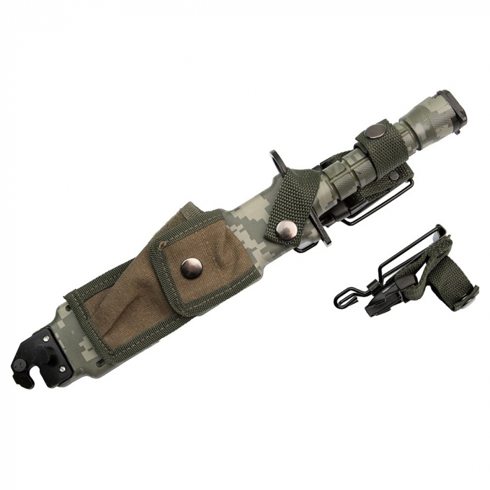 Cutit de vanatoare IdeallStore®, Jungle Blade, 32.5 cm, verde, teaca inclusa [2]