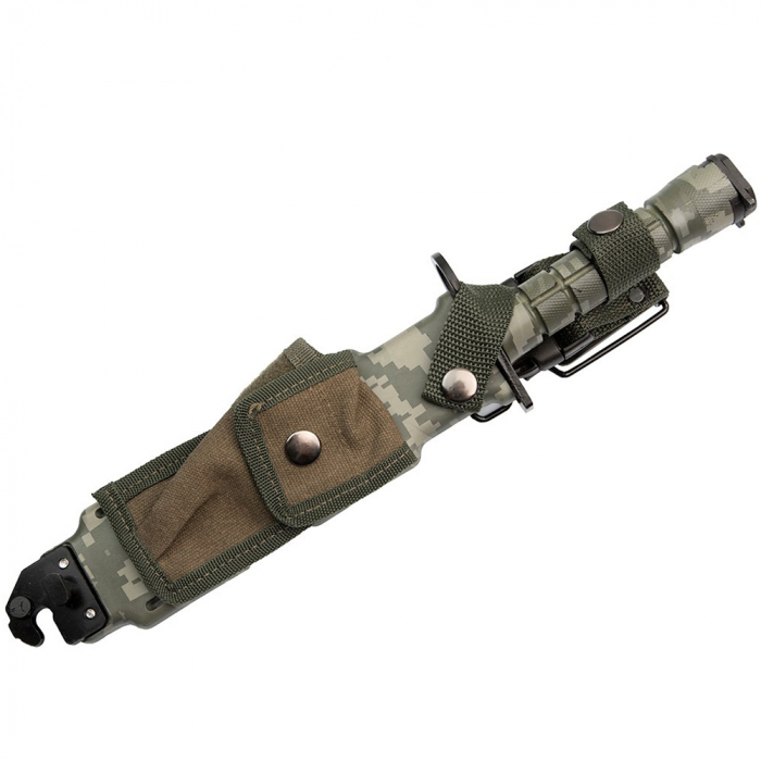 Cutit de vanatoare IdeallStore®, Jungle Blade, 32.5 cm, verde, teaca inclusa [9]