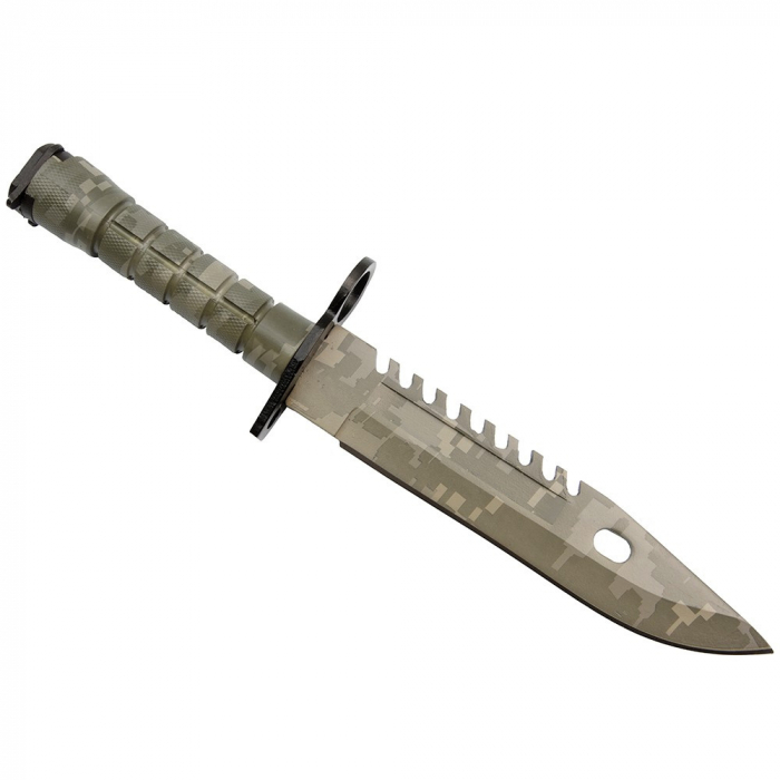 Cutit de vanatoare IdeallStore®, Jungle Blade, 32.5 cm, verde, teaca inclusa [10]