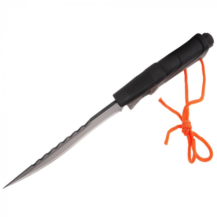 Cutit de vanatoare IdeallStore, Jungle Commander, negru, 27.5 cm, teaca textila inclusa [6]