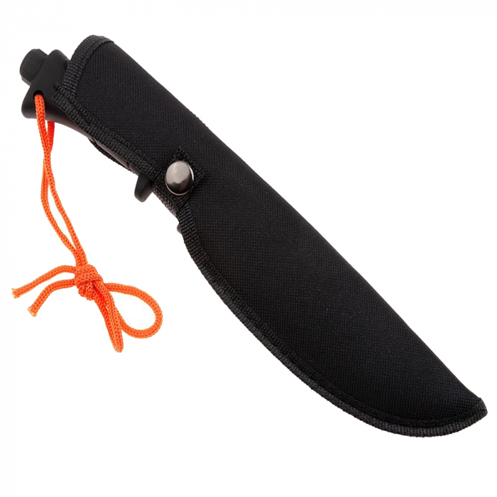 Cutit de vanatoare IdeallStore, Jungle Commander, negru, 27.5 cm, teaca textila inclusa [9]