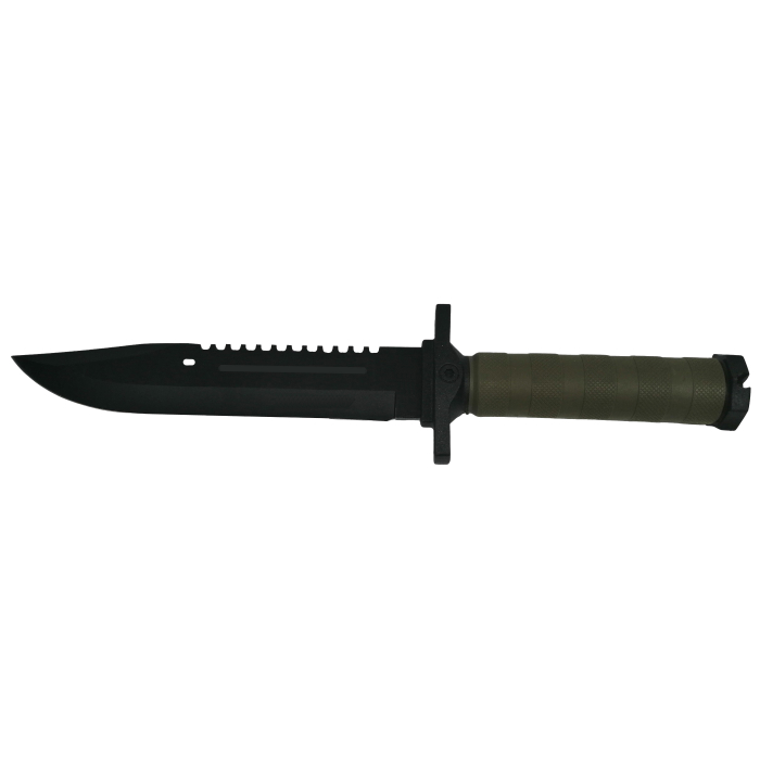 Cutit de vanatoare IdeallStore®, Jungle Helper, negru, 34.5 cm, teaca inclusa [2]