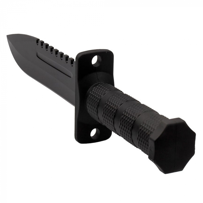Cutit de vanatoare IdeallStore®, Jungle Specialist, 31 cm, negru, teaca inclusa [7]