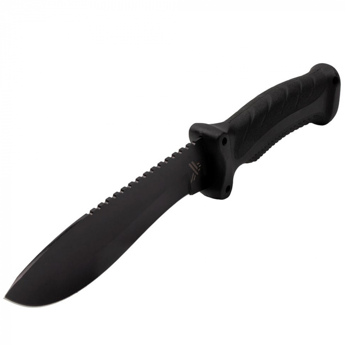 Cutit de vanatoare IdeallStore®, Kukri Madness, otel inoxidabil, 30.5 cm, negru, teaca inclusa [6]