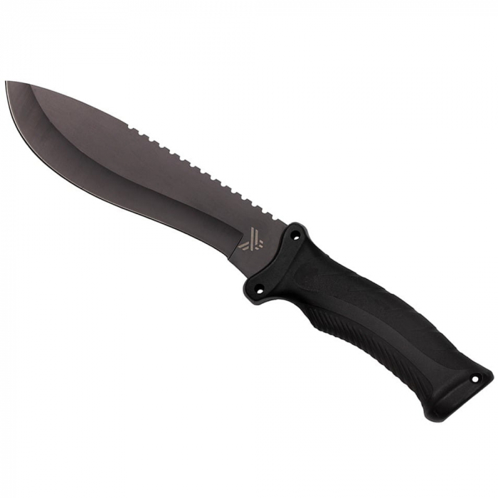 Cutit de vanatoare IdeallStore®, Kukri Madness, otel inoxidabil, 30.5 cm, negru, teaca inclusa [4]