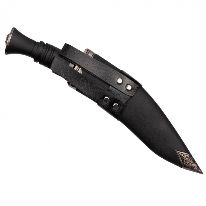Cutit de vanatoare IdeallStore®, Lion Tamer, 30 cm, otel inoxidabil, 2 cutite de aruncat, toc piele ecologica [6]
