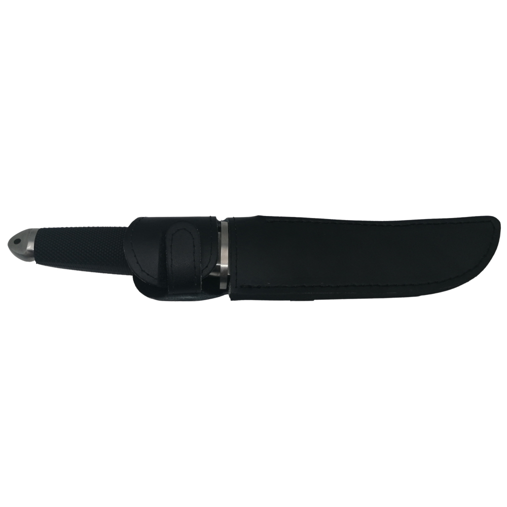 Cutit de vanatoare, IdeallStore®, otel inoxidabil, argintiu, 36 cm, toc inclus [6]