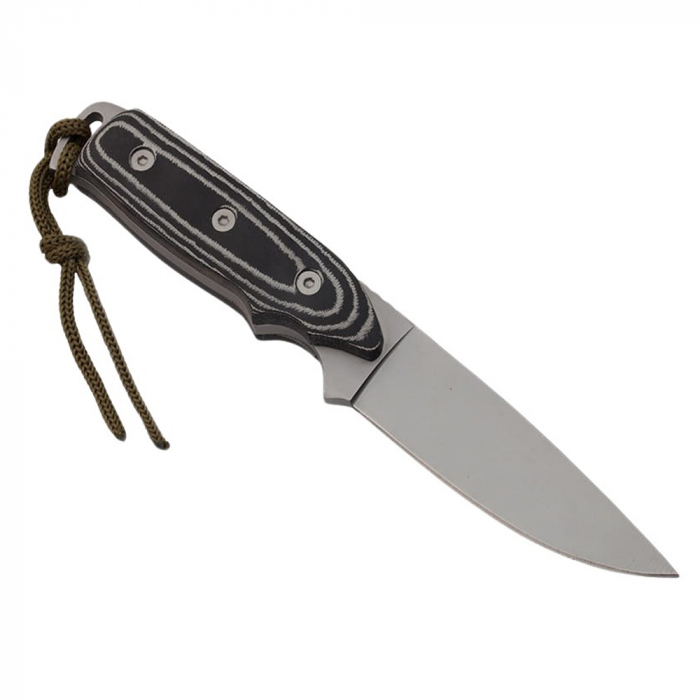 Cutit de vanatoare IdeallStore®, Polish Legacy, otel inoxidabil, 21 cm, negru, teaca inclusa [6]