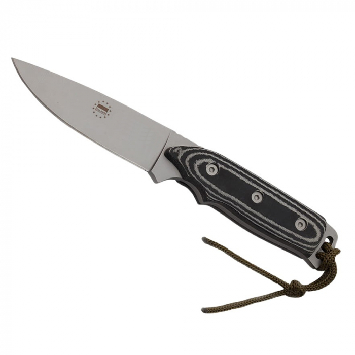 Cutit de vanatoare IdeallStore®, Polish Legacy, otel inoxidabil, 21 cm, negru, teaca inclusa [4]