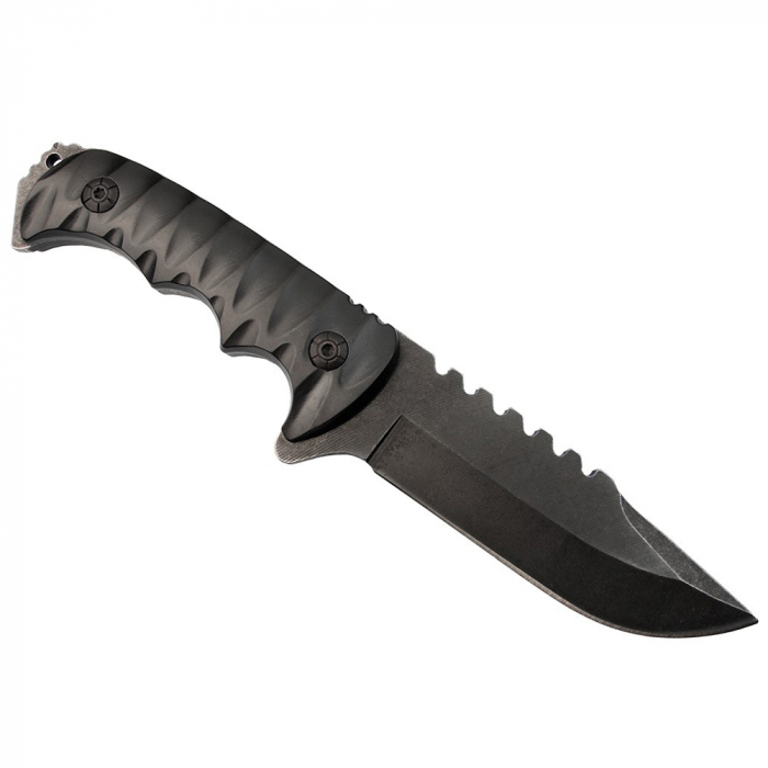 Cutit de vanatoare IdeallStore®, Safari Mix, 23 cm, negru, teaca inclusa [5]