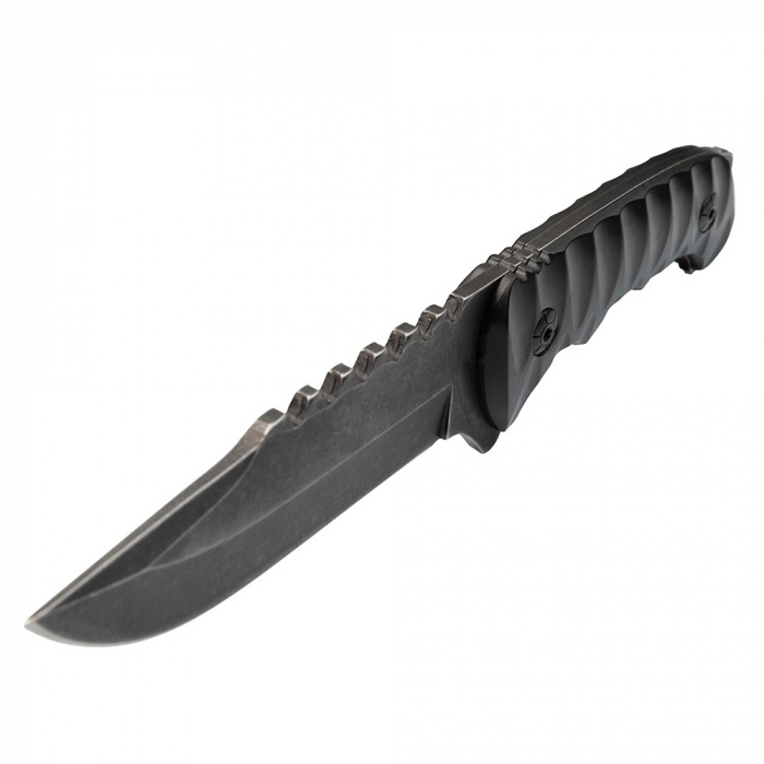 Cutit de vanatoare IdeallStore®, Safari Mix, 23 cm, negru, teaca inclusa [7]