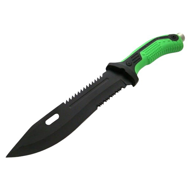 Cutit de vanatoare IdeallStore®, Spike Trap, 32 cm, otel inoxidabil, negru [2]