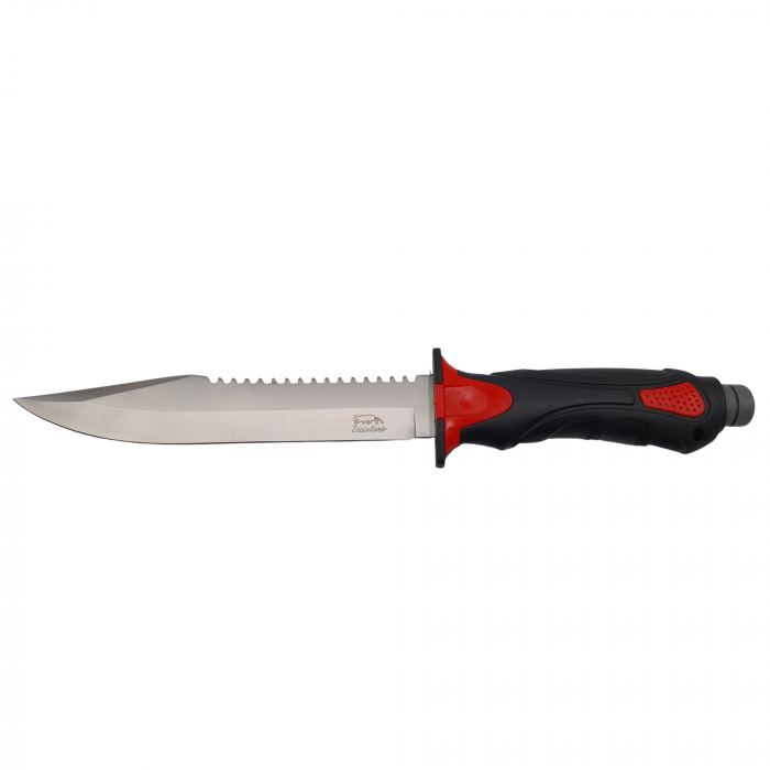 Cutit de vanatoare IdeallStore®, Survival Blade, otel inoxidabil, 34.5 cm, negru, teaca inclusa [2]