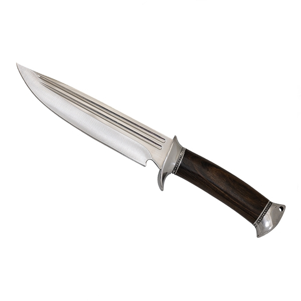Cutit de vanatoare, IdeallStore®, Woody Hunting, 29 cm, Maro [5]
