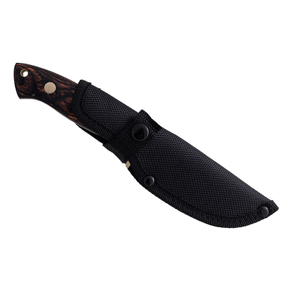 Cutit de vanatoare, otel inoxidabil 420, maner din lemn, husa cordura, 20 cm [5]