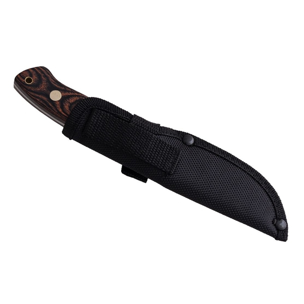 Cutit de vanatoare, otel inoxidabil 420, maner din lemn, husa cordura, 20 cm [6]