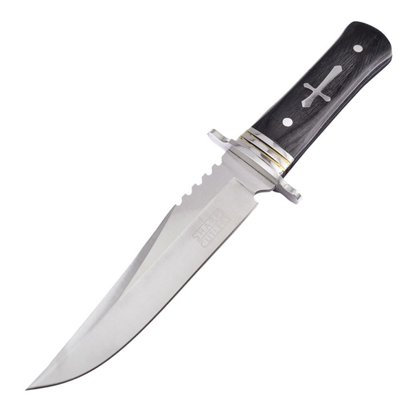 Cutit de vanatoare Tang Hunter si 3 Cutite de aruncat, IdeallStore® , 28 cm ,Otel inoxidabil [7]