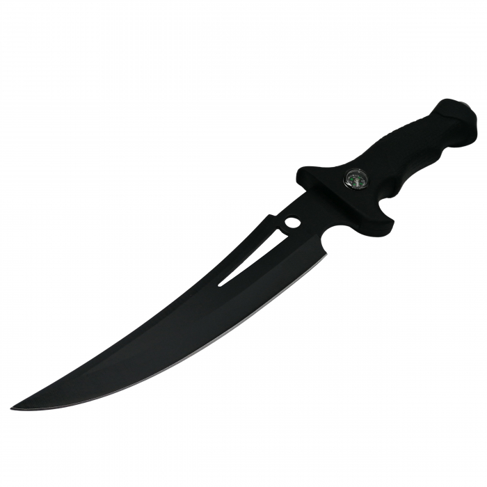 Cutit de vanatoare, Vendetta Knife, otel inoxidabil, negru, 31.5 cm, toc inclus [2]