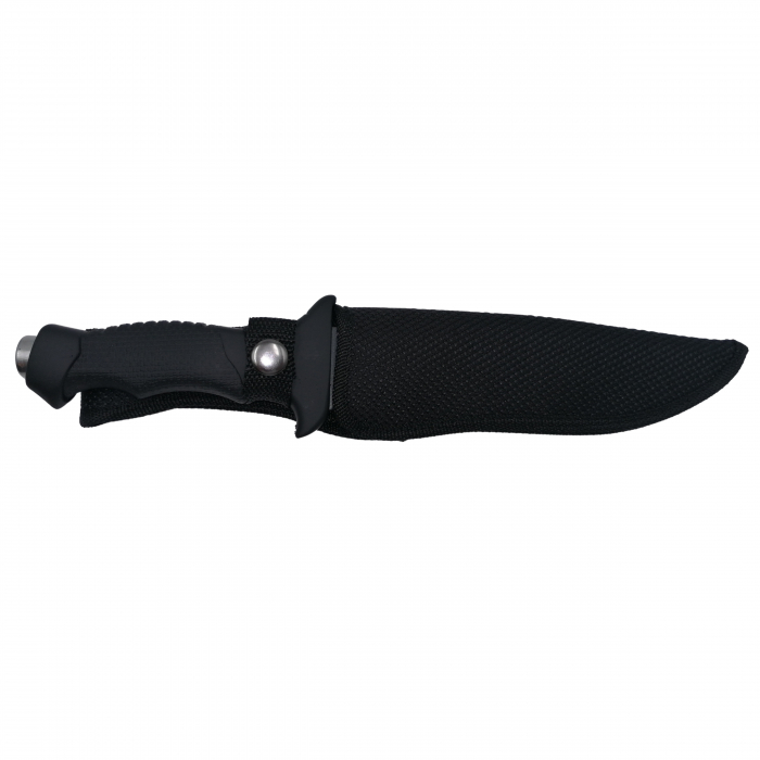Cutit de vanatoare, Vendetta Knife, otel inoxidabil, negru, 31.5 cm, toc inclus [5]